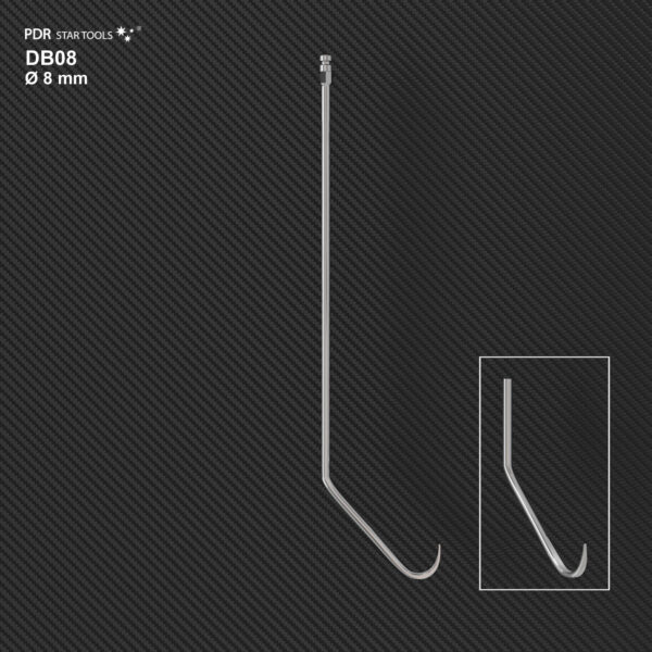 Alambre de guardabarros doblemente curvado y afilado DB08 – 45 cm